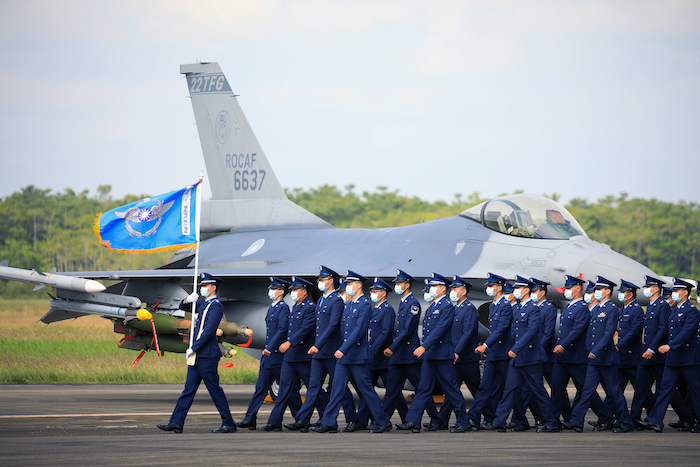 War parade in Taiwan in 2021