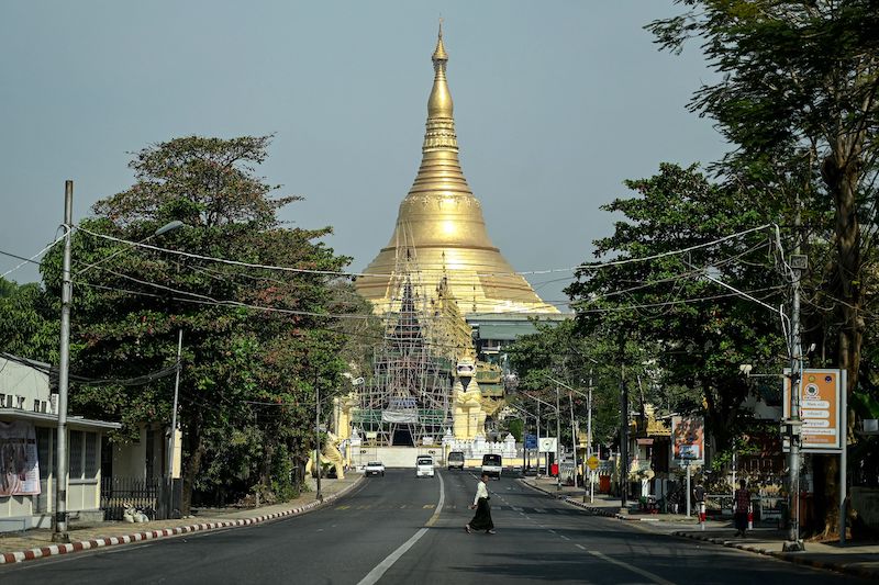 Silent Protest in Myanmar 