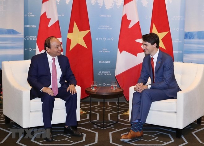 Prime Minister Trudeau and Prime Minister Nguyen Xuan Phuc 