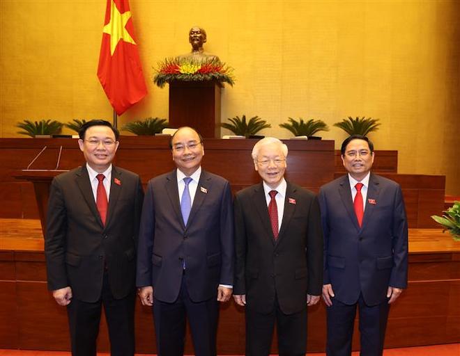 Image of Vietnam's new leaders 2021