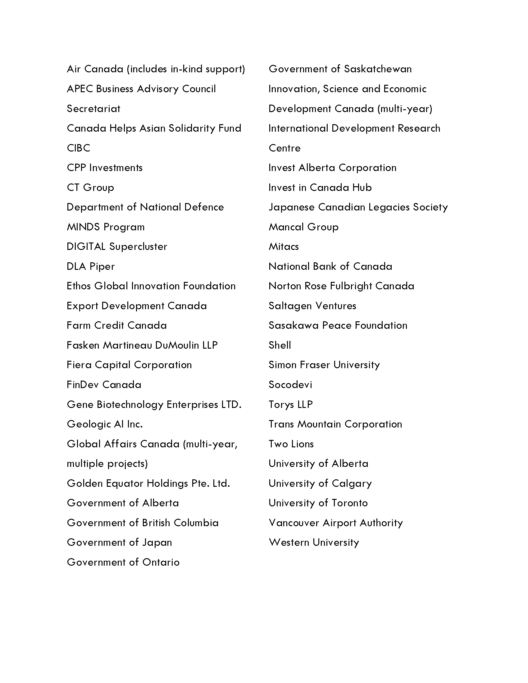 APF Canada Supporters 2026