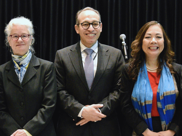Trio of symposium participants