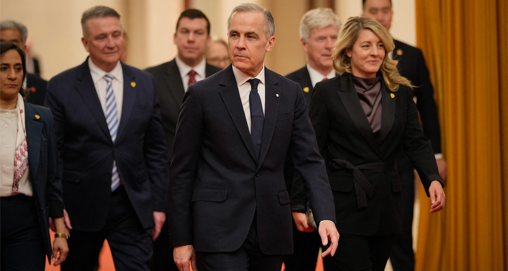 Canadian Prime Minister Mark Carney in Beijing China January 16, 2026