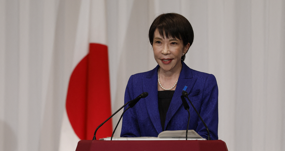 Japan's Prime Minister Sanae Takaichi 