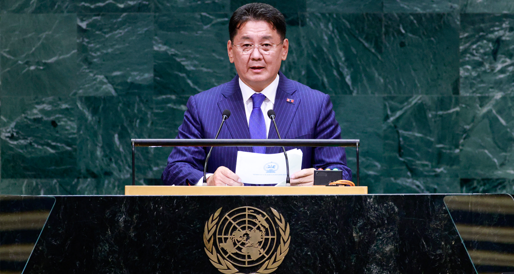 Mongolia's President Khurelsukh Ukhnaa