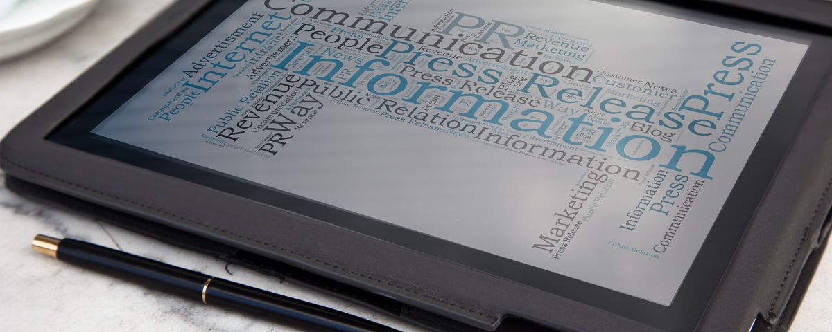 closeup of tablet with text