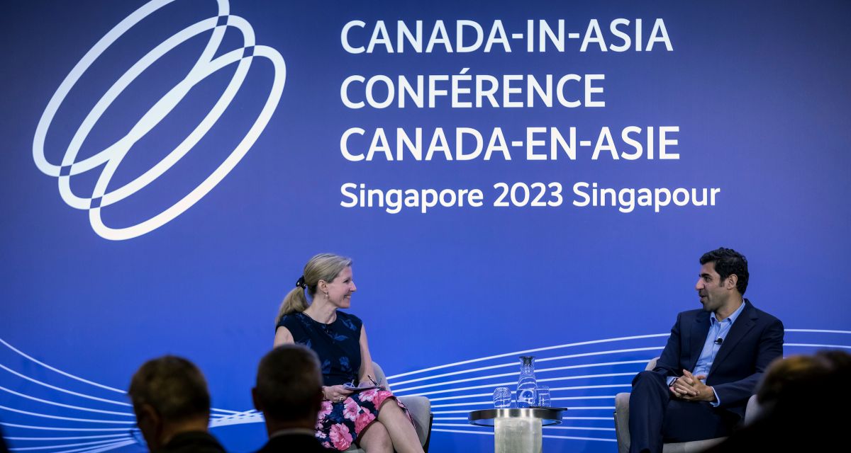 Sara Wilshaw and Parag Khanna in conversation