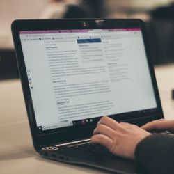 Email on computer