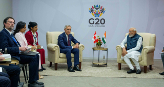 Carney and Modi at G20 in 2025