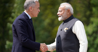 Carney and Modi at G7 June 2025 