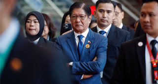 Philippines’ President Ferdinand Marcos Jr. (centre) attends the 46th Association of Southeast Asian Nations 