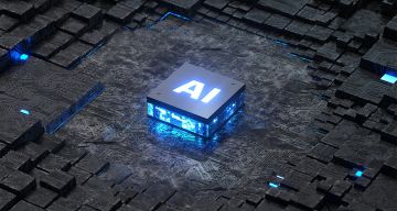 AI cube concept image