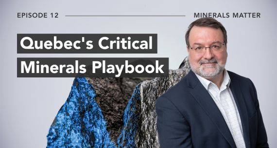 Jocelyn Douhéret, Director General of Mining Policy and Development at Quebec’s Ministry of Natural Resources and Forests