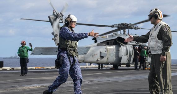 USS Carl Vinson aircraft carrier exercises