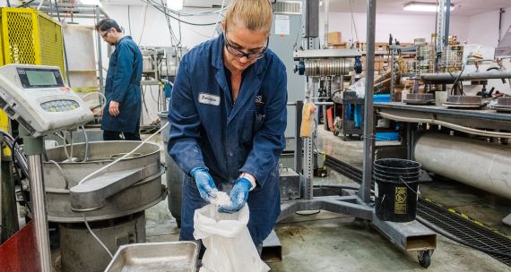 SGS Canada Inc. mineral concentrate quality certification laboratory in Quebec City, Quebec, Canada