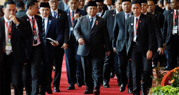 Prabowo Subianto, Indonesia's president at ASEAN summit May 2025
