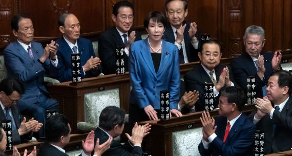 Liberal Democratic Party (LDP) President Sanae Takaichi 