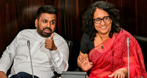 Sri Lanka's President Anura Kumara Dissanayake and Prime Minister Harini Amarasuriya 