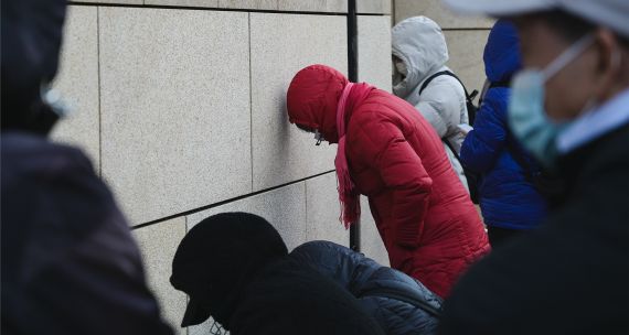 People await Lai verdict outside Hong Kong court