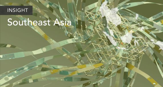 concept image machine intelligence on Southeast Asia banner