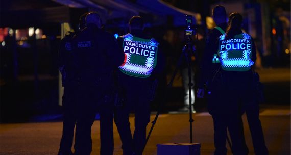 Police officers at festival tragedy in Vancouver
