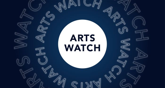 Spotlight graphic featuring Arts Watch logo