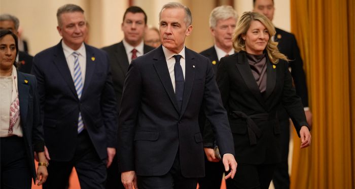 Canadian Prime Minister Mark Carney in Beijing China January 16, 2026