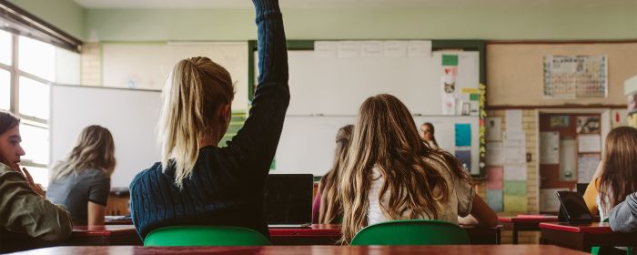 Highschool classroom scene 