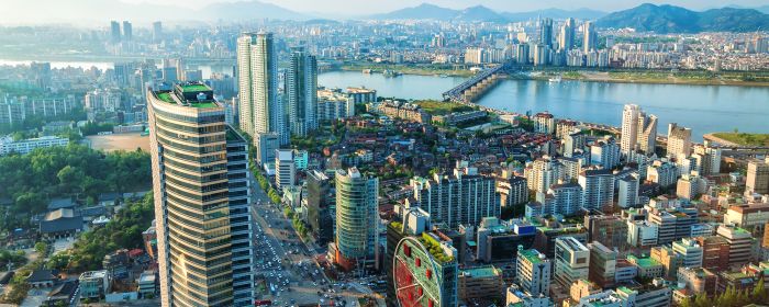 Seoul City Skyline 