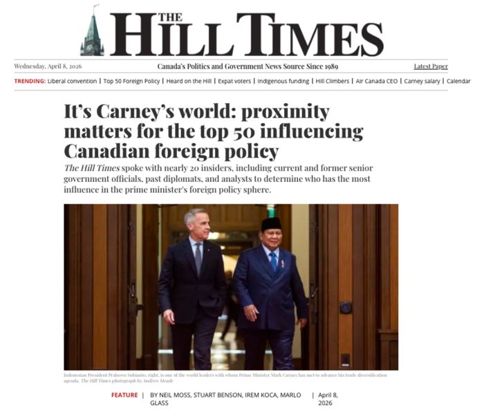 The Hill Times news item