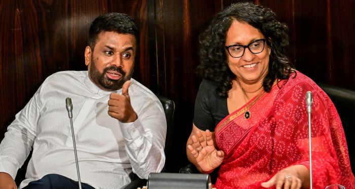 Sri Lanka's President Anura Kumara Dissanayake and Prime Minister Harini Amarasuriya 