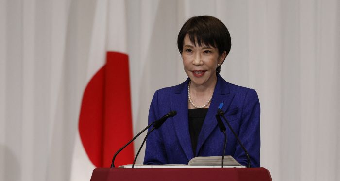 Japan's Prime Minister Sanae Takaichi 