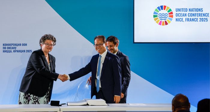 Cambodia signes on to the BBNJ agreement in France