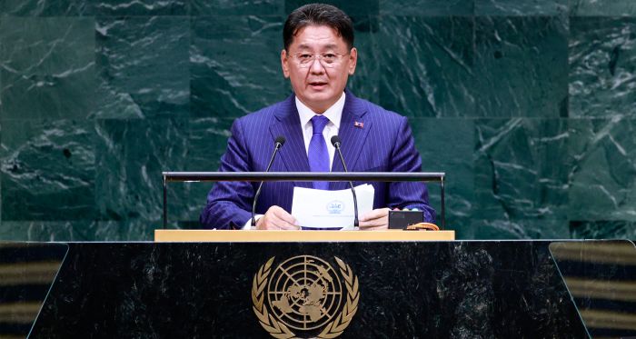 Mongolia's President Khurelsukh Ukhnaa