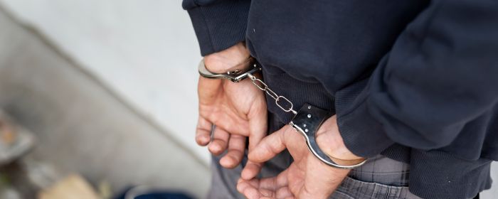 Man in handcuffs