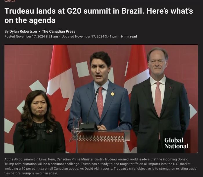 Global News G20 Coverage