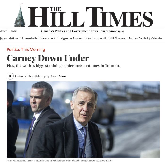 The Hill Times - Politics This Morning 