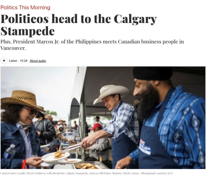 The Hill Times - Politics This Morning 