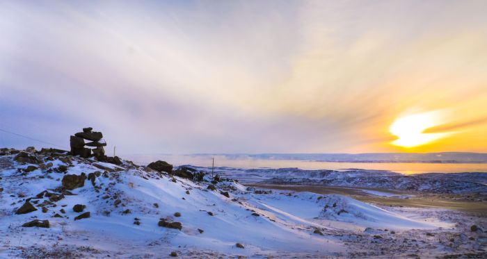 northern canada skyline