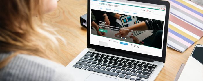 MSME website on a laptop