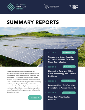 CIAC2025 Summary Report: Clean Tech | APF Canada