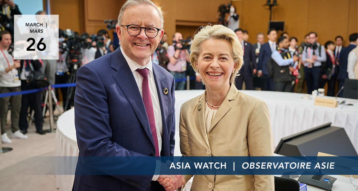 Australia, EU Ink Trade and Security Agreement