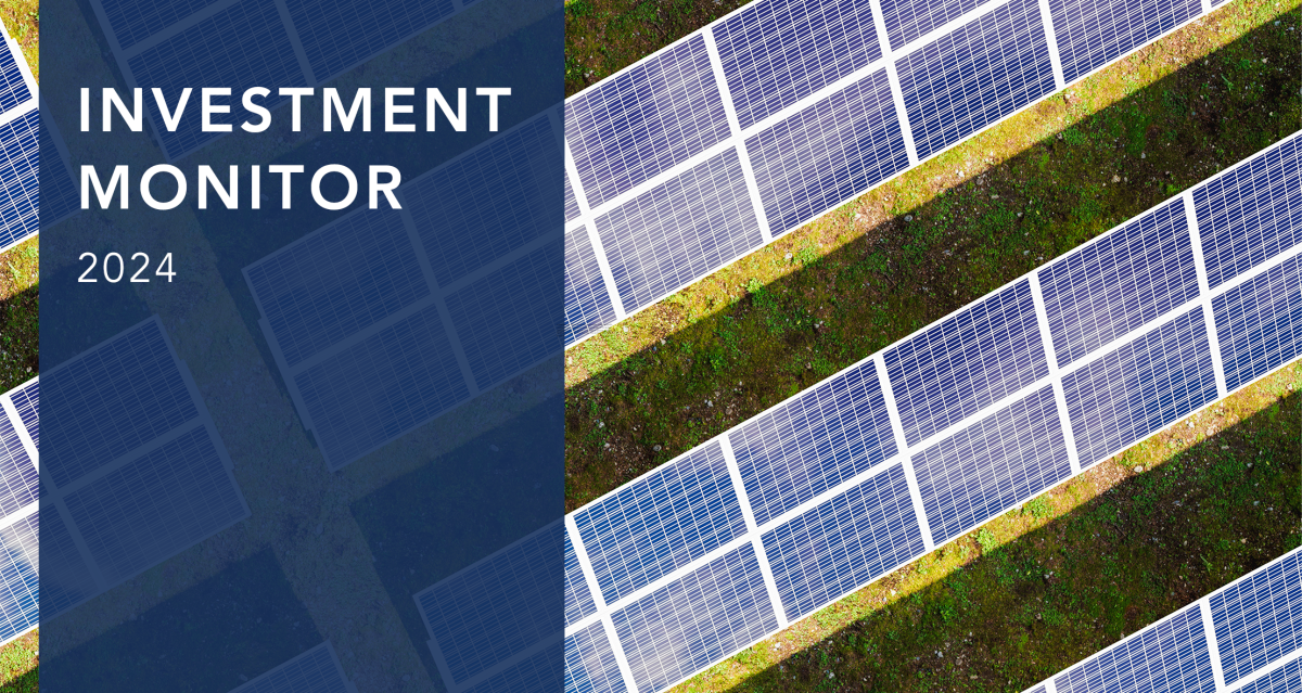 Investment Monitor Climate Solutions and Cleantech in Investment