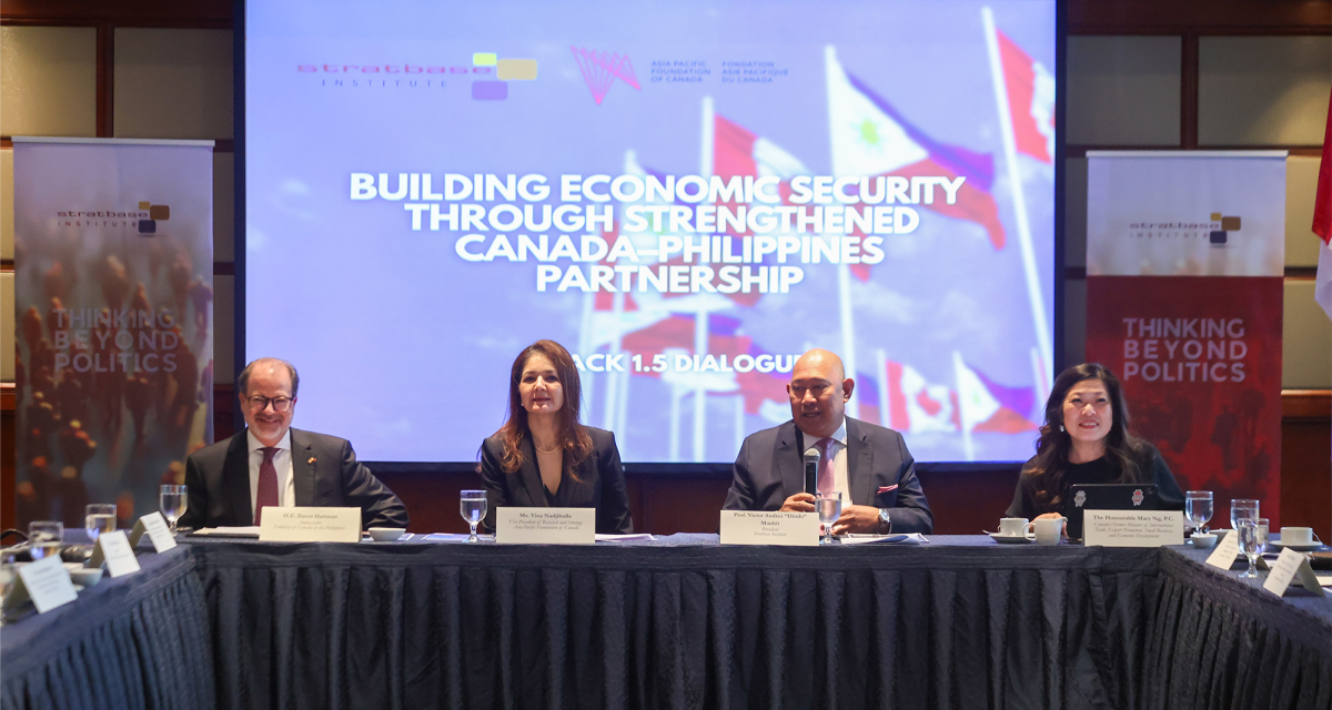 Summary Report: Canada–Philippines Track 1.5 Dialogue and Public Forum on Economic Security Co-operation